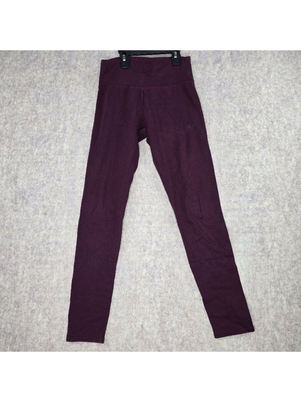 Aerie Womens High-Waisted Leggings Maroon Small Stretchy Cotton Blend Activewear